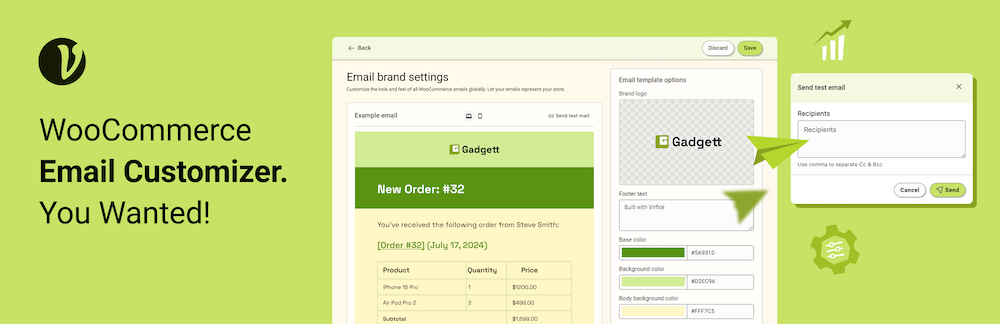 Email Customizer for WooCommerce — Virfice
