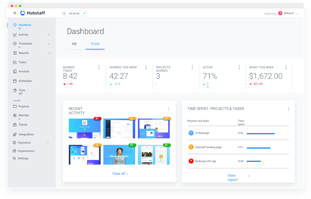 Hubstaff - Time Tracking and Productivity Monitoring Tool