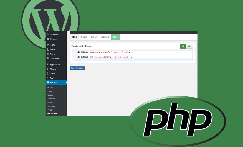 how to add custom php code in wordpress pages