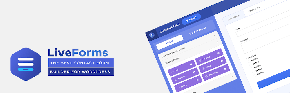 WordPress Live Forms plugin