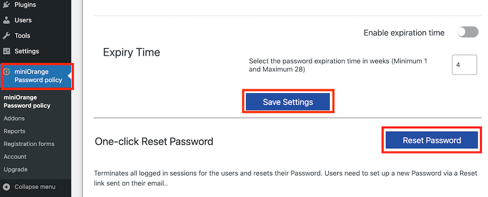 Force Users to Reset Password in WordPress