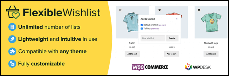 Flexible Wishlist for WooCommerce plugin