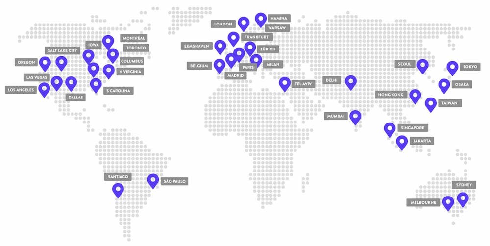 Kinsta data center number