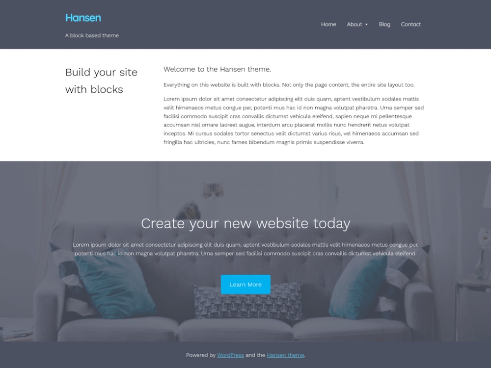 Hansen - WordPress Block Theme