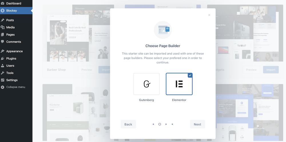 Choose a page builder for your online gadget store in WordPress