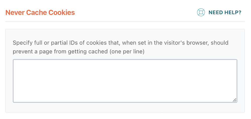 Exclude Cookies from Caching in WP Rocket caching plugin