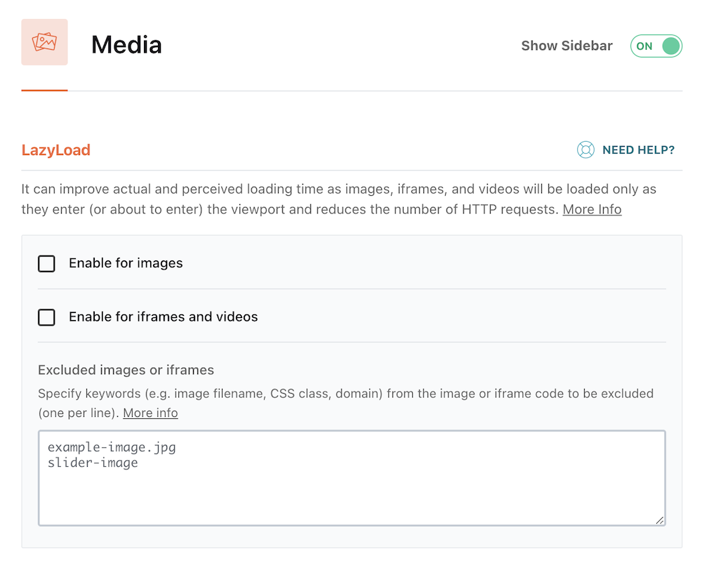 Lazy Load Media Assets With WP Rocket plugin