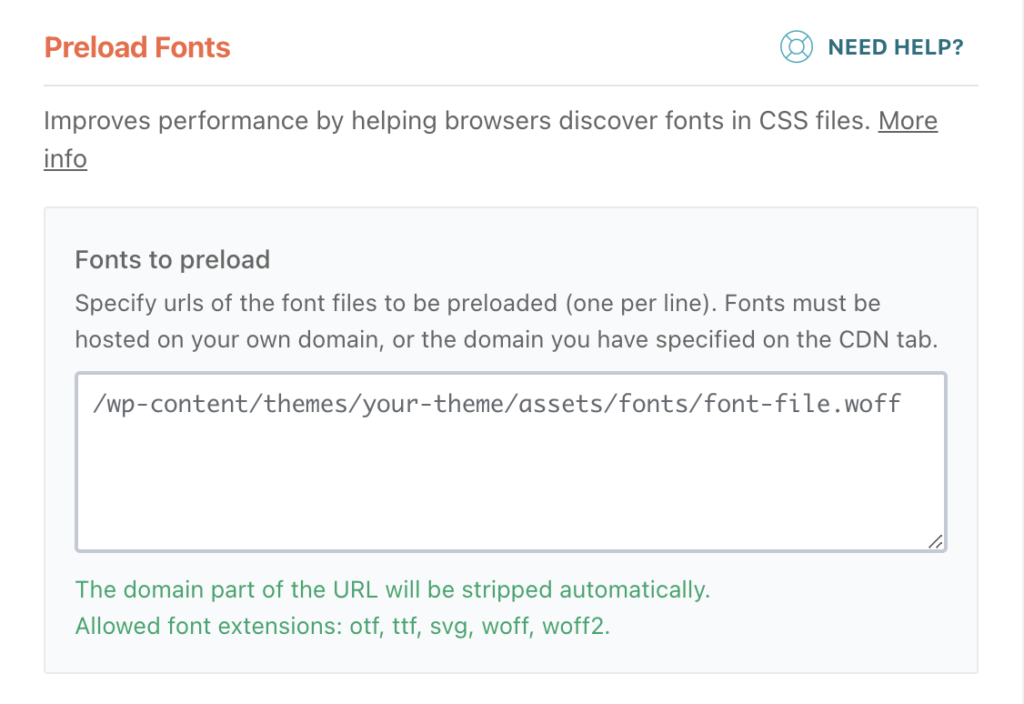 Preload Key Requests on WordPress