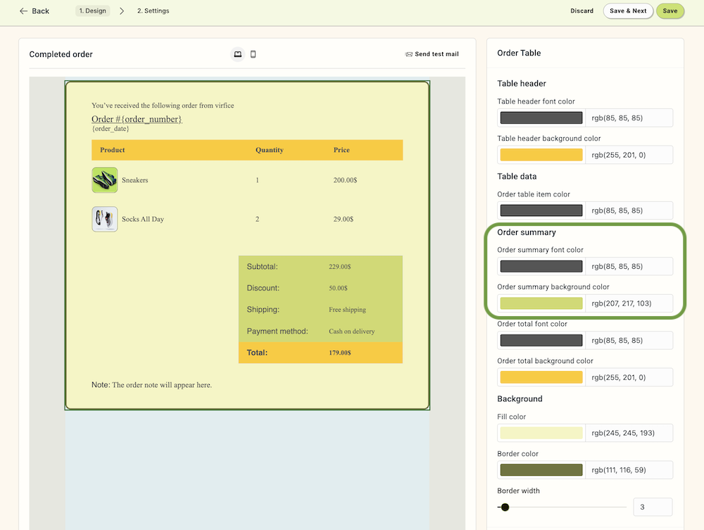 Customize the Order Table in WooCommerce emails