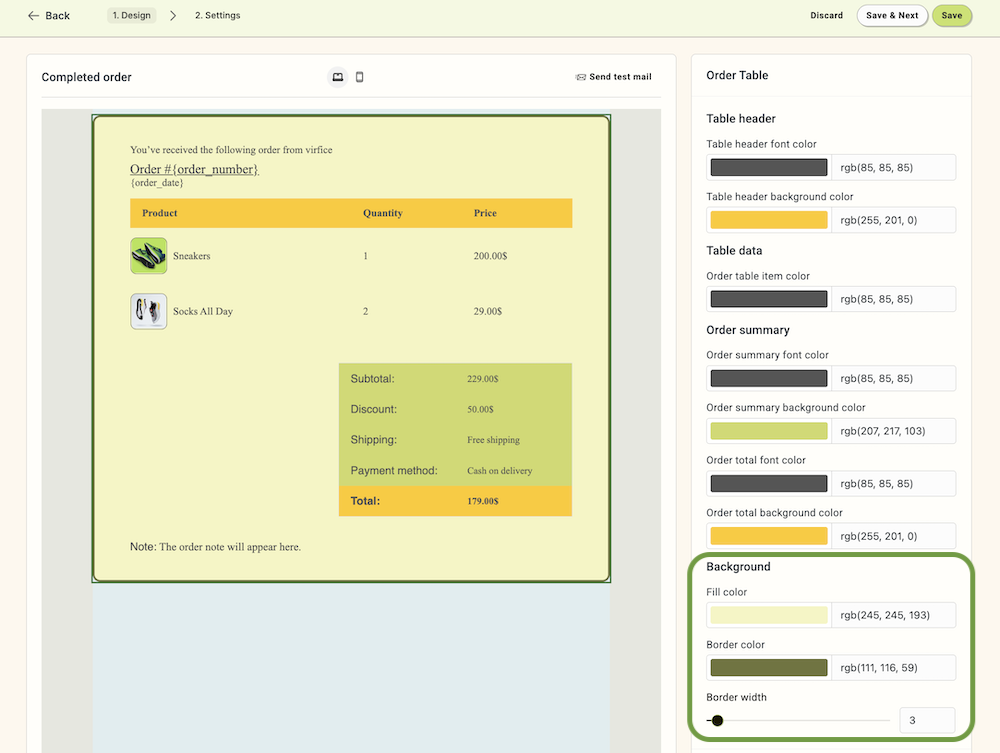 Customize the Order Table in WooCommerce emails
