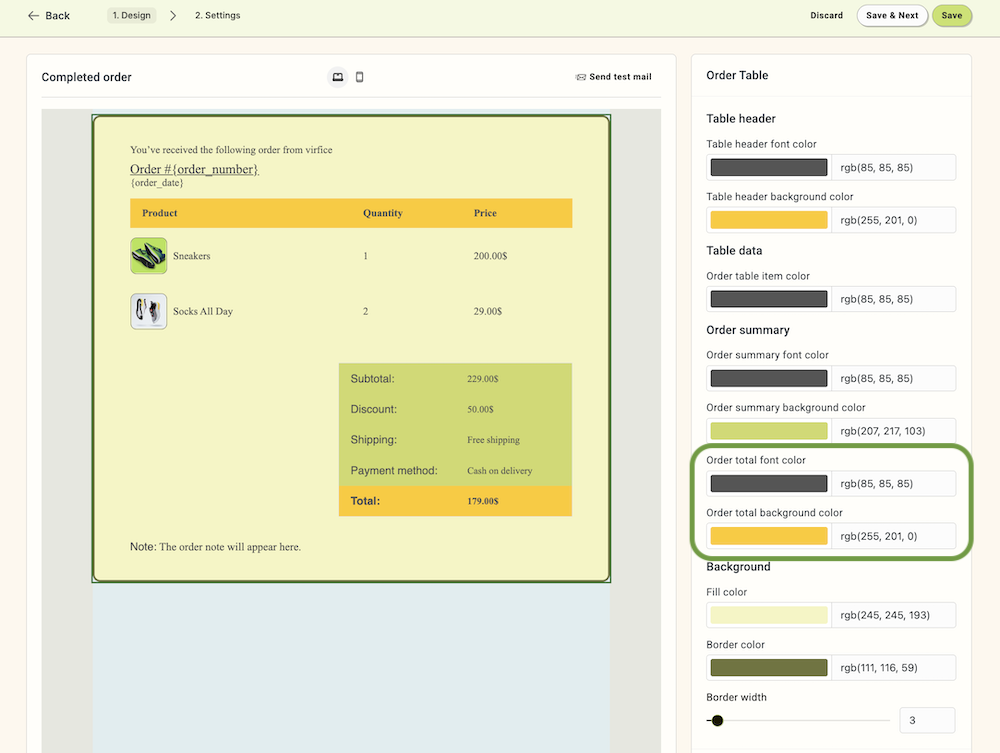 Customize the Order Table in WooCommerce emails