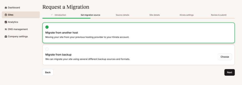Migrate from WP Engine to Kinsta