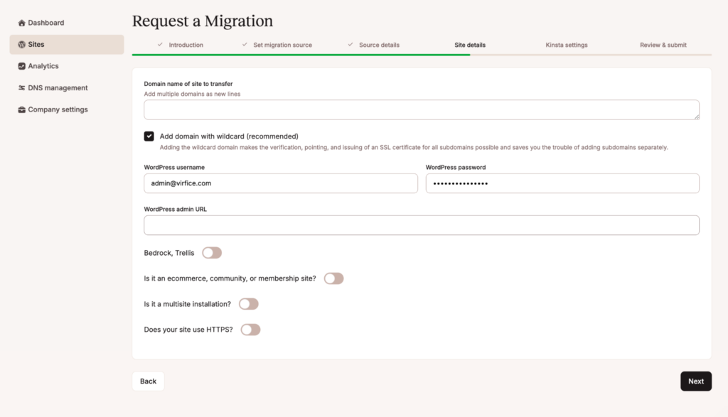 Migrate from WP Engine to Kinsta