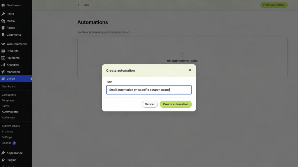 How to Automate Emails for Specific Coupon Codes