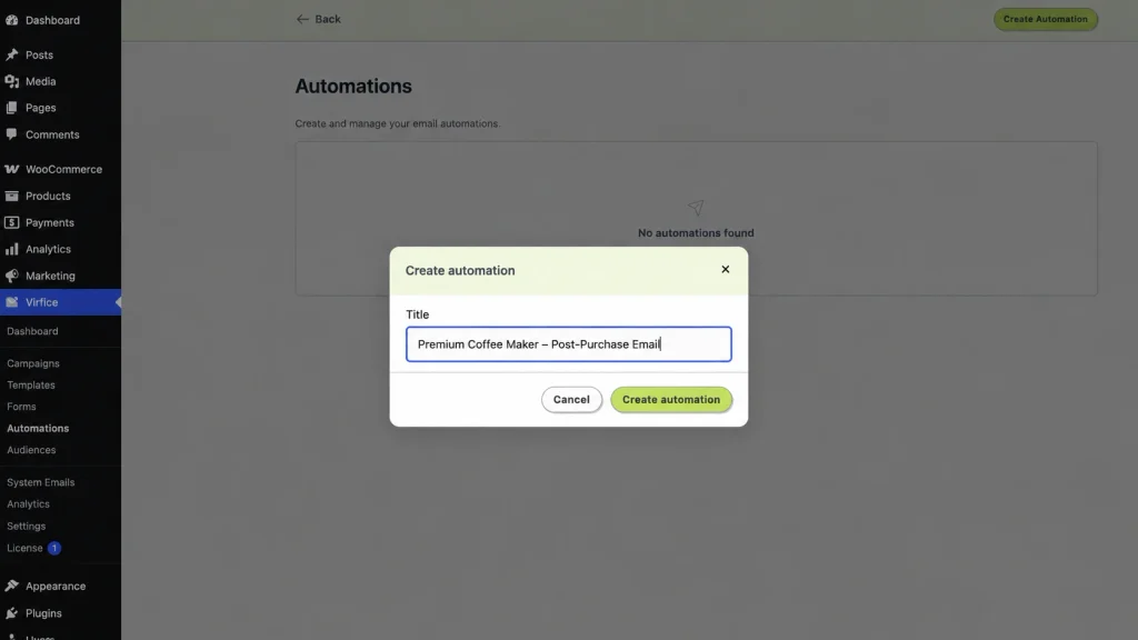 Send Automated Emails to Customers